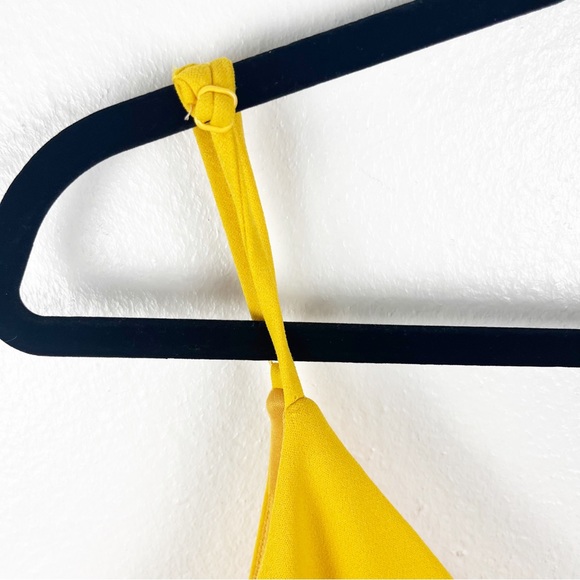 LULUS Infinite Glory Golden Yellow Adjustable Strap Lined Mermaid Maxi Dress - Picture 11 of 13